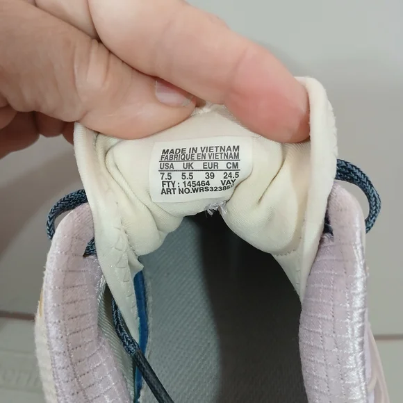 Wilson Kaos 2.0 Women's Tennis Shoes - White and Lavender Size 7.5 - Picture 10 of 10